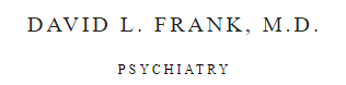 David L. Frank, M.D.